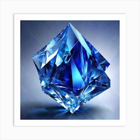 Blue Diamond 6 Art Print