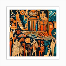 Greek Mythology Art Print