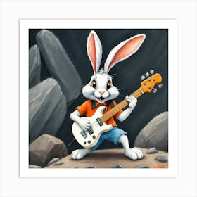 Bunny Rocker 9 Art Print