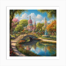 Fairytale Garden Art Print