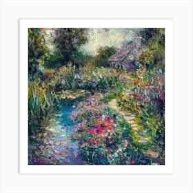 Cottage Dream Garden 4 Art Print