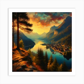 Enchanted Horizon 1 Art Print