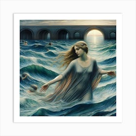 'The Mermaid' 2 Art Print