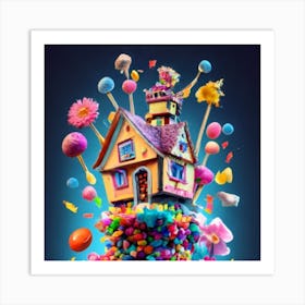 Treehouse of candy 6 Art Print