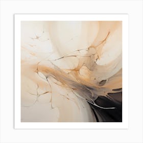 AI Warm Embrace of Hues Art Print