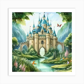 Fairytale Castle 1 Art Print