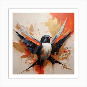 Swallow 5 Art Print