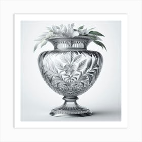 Vase With Flowers Art Print