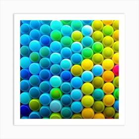 Colorful Bubbles Art Print