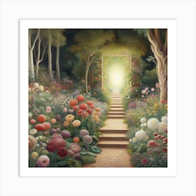 Garden Of Flowers 12 Art Print