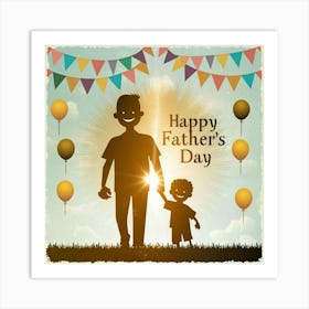 Happy Father'S Day 4 Art Print