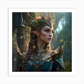 Enchanting Elven Royalty Art Print