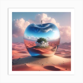 Apple In The Desert 1 Art Print