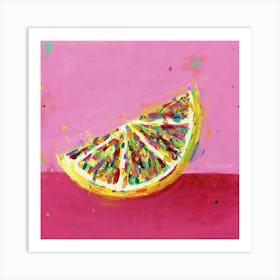 Lemon Slice Art Print