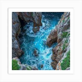 Cliffs Of Croatia Art Print