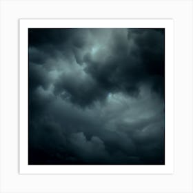 Dark Stormy Sky Art Print