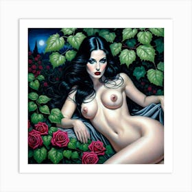 Sex And Roses 1 Art Print