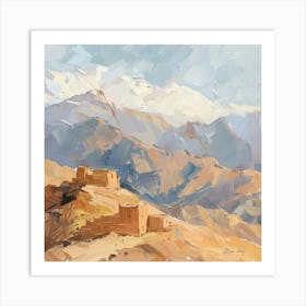 Mountain Village 1 Art Print