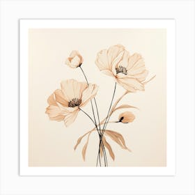 Poppy Flowers 4 Art Print