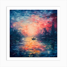 Misty Morning Canvas Waltz Art Print