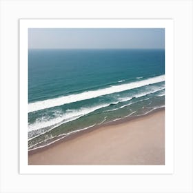 Aerial View Of The Beach Art Print