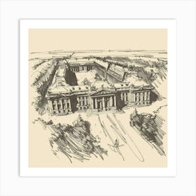 Palace Of Person Art Print