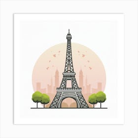 Paris Eiffel Tower 7 Art Print