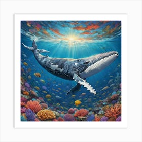 Humpback Whale 5 Art Print
