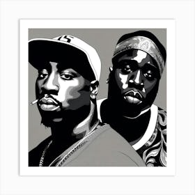 Biggie And Snoop Dogg 1 Art Print