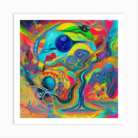 Psychedelic Painting 2 Art Print