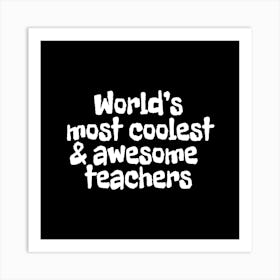 Teachers Art Print