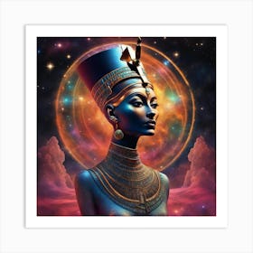 Divine Melanin Goddess 777 1 Art Print