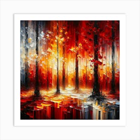 Autumn Forest 1 Art Print