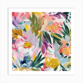 Blooming Flowers Art Print