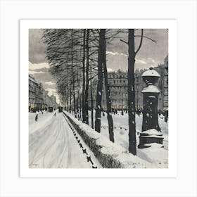 Cities Paris 8 Art Print