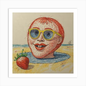 Strawberry Art Print