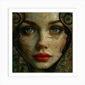 Face Of A Woman Art Print