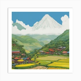 Mt Fuji Art Print