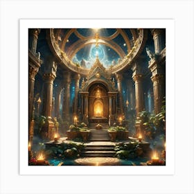 Elven Temple Art Print