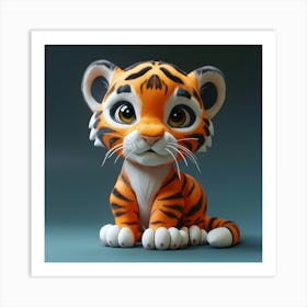 Tiger Cub 1 Art Print