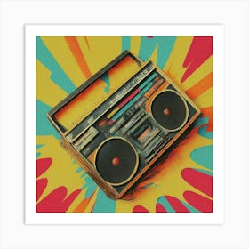 Boombox Art Print