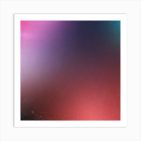 Abstract Space Background Art Print