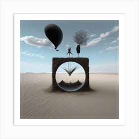 Sand Sculpture Art Print