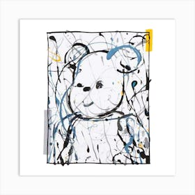 Bear Graffiti Art Print