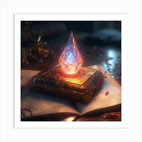 Book Of Magic Art Print