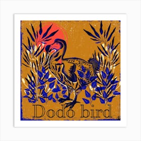 The Dodo Bird Square Art Print