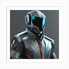 Futuristic Suit 6 Art Print