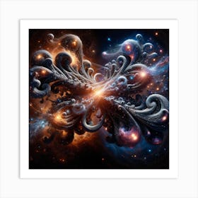 Entangled universe Art Print