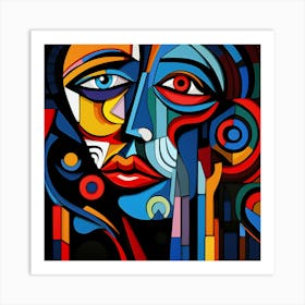 Abstract Of A Woman 11 Art Print