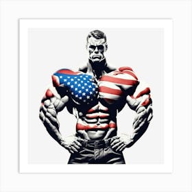 American Bodybuilder 1 Art Print